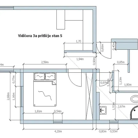 Apartmaji Dolgi Most Appartamento Lubiana